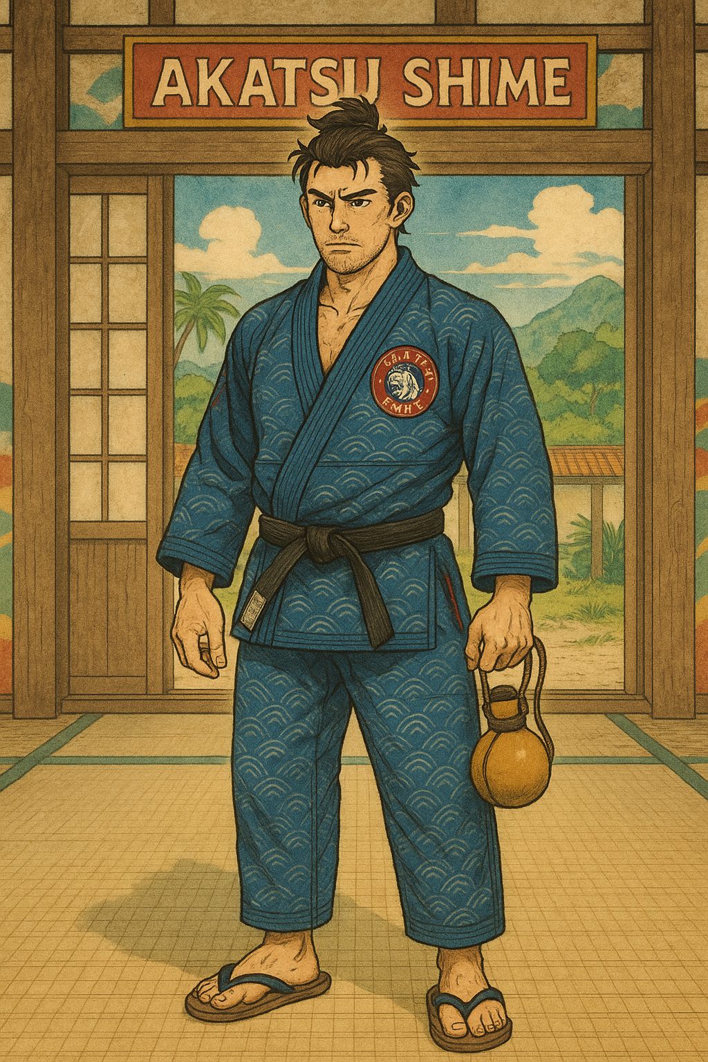 Pratiquant Akatsu Shime